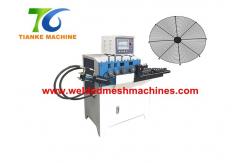 China 850mm Round Wire Ring Making Machine PLC Control For Fan Hood supplier