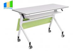 China Office Furniture Partitions Folding Desk Foldable Training Table Stackable Conference Tables supplier