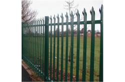 China Height 1.5m-2.8m Galvanized Palisade Security Fencing Anti Rust supplier