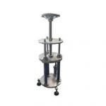 Power Compression Rubber Hardness Tester , Rebound Resilience Of Rubber ASTM D395 25mm for sale