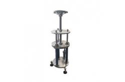 China Power Compression Rubber Hardness Tester , Rebound Resilience Of Rubber ASTM D395 25mm supplier