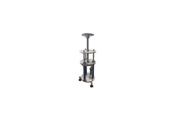 Power Compression Rubber Hardness Tester , Rebound Resilience Of Rubber ASTM D395 25mm
