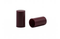 China Grey ABS Plastic Perfume Bottle Cap Cylinder Fea15 Lids Push Pull supplier