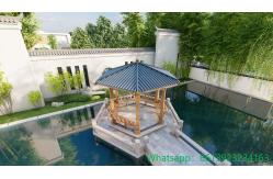 China Customizable Sturdy Aluminum Pavilion Combining Traditional And Modern Elements supplier