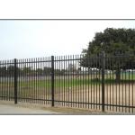 Industrial Security 1.8m High Steel Ornamental Fence Galvanized Powder Coated for sale