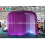 Inflatable Party Tent Snail Shape LED Light Inflatable Photo Booth Enclosure For Promotion for sale