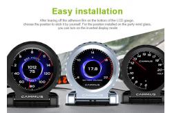 China Cammus Auto Gauge Tachometer Rose Gold OBD2 Turbo Boost Gauge supplier