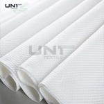 Pearl Dot Pattern Spunlace Nonwoven Fabric Cross Lapping 10cm Width for sale