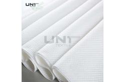 China Pearl Dot Pattern Spunlace Nonwoven Fabric Cross Lapping 10cm Width supplier