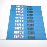 Secure and Stylish Full Color Printing Tyvek Paper Wristbands for Event Management for sale