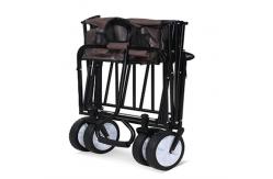 China Custom Outdoor Portable Wagon Cart All Terrain Folding Trolley Park Beach supplier