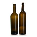 Bulk Pressure Mouth Glass Wine Bottle Blue Empty 375ml Personalized for sale