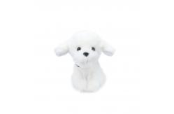 China ODM 25cm White Dog Plush Toy For Children Comfort supplier