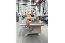 China Automatic Bottom Single Blade Straight Line Rip Saw Machine For Cutting Wood supplier