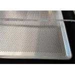 Perforated Punched Dry Storage 1200×1000mm Steel Mesh Tray Surface Polishing for sale