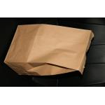 Brown Logo Printed Customized Paper Bags , Take Away Stand Up Bag for sale