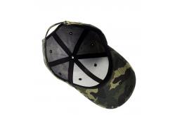 China Curved Visor Custom Logo Hats Mens Womens Camo Baseball Cap supplier