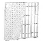 Anti Slip Galvanized Floor 32x5mm Steel Bar Grating For Walkway for sale