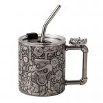 14oz Insulated Stainless Steel Coffee Mug Double Wall Custom Logo for sale