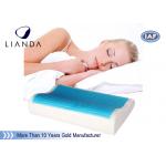 Wave shape Cooling gel memory foam pillow / adult king size cool gel pillow for sale