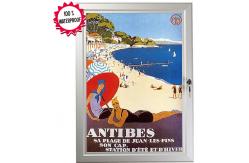 China Alu Frame 30mm ODM A2 Locking Poster Frames With Key supplier