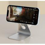 Custom Logo Anti Skid Wireless Charger Corporate Gift Aluminum Alloy Stand For Phone for sale