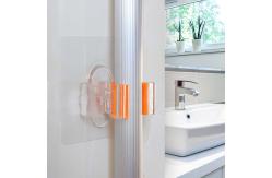China Self Adhesive Mounted Mop And Broom Holder Clips Removed No Trace Leave supplier