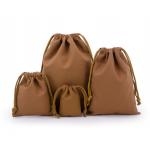 8oz Natural Unbleached Cotton Small Muslin Drawstring Bags 13x16cm for sale