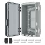 M20 Plastic Waterproof Outdoor Junction Box Enclosure With Hinged Transparent Cover for sale