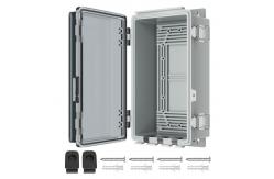 China M20 Plastic Waterproof Outdoor Junction Box Enclosure With Hinged Transparent Cover supplier