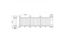 China Stainless Steel Collapsible Automatic Retractable Gate For Colleges supplier