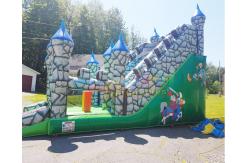 China Customized Quadruple Stitching Inflatable Bounce Slide For Festival Activity supplier