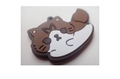 China Personalized Custom Made Soft Plastic Silicone Badge supplier