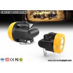 7000 Lux Rechargeable Coal Miners Headlamp / Mining Led Lights High Brightness