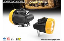 China 7000 Lux Rechargeable Coal Miners Headlamp / Mining Led Lights High Brightness supplier