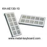IP65 Rated Stainless Steel Keyboard , customisable ss keyboard 10 Super Size Keys for sale