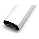 Industrial Extrusion Aluminum Flat Profile , Oval Aluminum Tube for sale