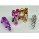 ISO9001 Clear Pill Bottles 2ml Single Capsule With Metal Cap for sale