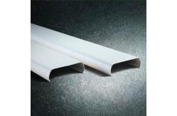 China Demountable U Strip Aluminum Metal Ceiling Square Edge Plain Pattern supplier