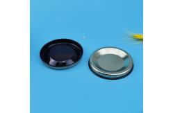 China Convex Flat Embossed Paper Tube Stretch Tinplate Lid supplier