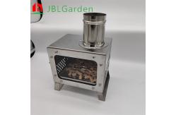 China Portable Patio Heater Foldable Operate BBQ Wood Pellet Firepit Stainless Steel supplier