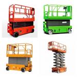 Steel Structure 12m Self Propelled Scissor Lift Platform With Control Handle for sale