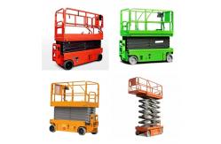 China Steel Structure 12m Self Propelled Scissor Lift Platform With Control Handle supplier