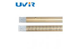 China Gold coating Medium Wave Infrared Lamp 1060mm Heating length supplier