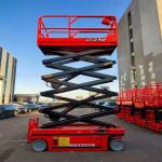 10m Small Hydraulic Aerial Construction Work Platforms Electric Scissor Lift for sale
