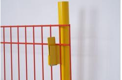 China Iron Pvc Coated Edge Protection Barriers Temporary Mesh Walls / Shafts supplier
