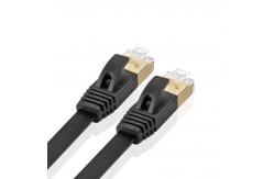 China Oxygen Free Cat7 Network Cable 10 Gigabit Shielded RJ45 supplier