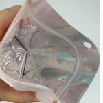 Smell Proof  Aluminum Foil Mylar Resealable Stand Up Pouches With Window