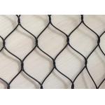 Stainless Steel Diamond Woven Wire Mesh Panels Good Fire Prevention Properties for sale
