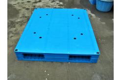 China Durable Blue Reusable Plastic Pallets With Virgin HDPE / Recycled PP supplier